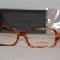 New Ferragamo Eyeglass Mod. 2640-B Col. Havana W/STONES!!! 53-15-135 &Case