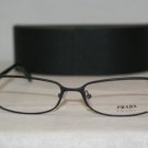 New Prada 54O Matte Black 52-16 Eyeglasses: Mod. VPR 54O (FAD-1O1) & Case