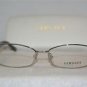 New Versace 1168-H Shiny Silver 52-16 Eyeglasses: Mod. 1168-H (1000) & Case