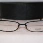 Brand New PRADA Eyeglass Mod. VPR 54O Col. FAD-1O1 Sz. 52-16-135 & Original Case