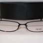 Brand New PRADA Eyeglass Mod. VPR 54O Col. FAD-1O1 Sz. 52-16-135 & Original Case