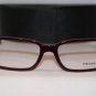 Brand New PRADA Eyeglass Mod. VPR 15Q Col. ROO-1O1 Sz. 54-17-145 & Original Case
