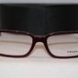 Brand New PRADA Eyeglass Mod. VPR 15Q Col. ROO-1O1 Sz. 54-17-145 & Original Case