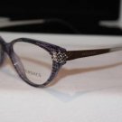 Brand New VERSACE Eyeglass Mod. 3166-B Col. 5000 Sz. 51-15-135 &Case W/STONES!!!