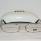 New D&G Dolce & Gabbana 5090 Silver 52-17 Eyeglasses: Mod. 5090 (1005) & Case
