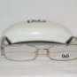 New D&G Dolce & Gabbana 5090 Silver 52-17 Eyeglasses: Mod. 5090 (1005) & Case