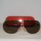 Brand New Valentino 1188 Gold Horn Sunglasses: Mod. 1188 (SUO) & Case