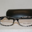 New Dolce & Gabbana DG Mod. 3115 Black Lace Col. 1895 Eyeglasses:  53-17 & Case