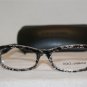 New Dolce & Gabbana DG Mod. 3115 Black Lace Col. 1895 Eyeglasses: 53-17 & Case