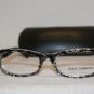 New Dolce & Gabbana DG Mod. 3115 Black Lace Col. 1895 Eyeglasses: 53-17 & Case