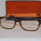 Brand New Cole Haan Eyeglass Mod. 961 Col. Plum Horn 53-17-145 & Case