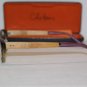 Brand New Cole Haan Eyeglass Mod. 961 Col. Plum Horn 53-17-145 & Case