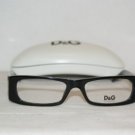 Brand New D&G Dolce & Gabbana Black Eyeglasses: Mod. 1155-B (501) 50-16 & Case