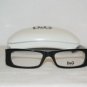 Brand New D&G Dolce & Gabbana Black Eyeglasses: Mod. 1155-B (501) 50-16 & Case
