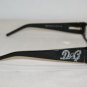 Brand New D&G Dolce & Gabbana Black Eyeglasses: Mod. 1155-B (501) 50-16 & Case