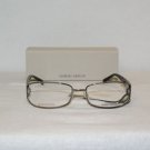 New Giorgio Armani 480 Gunmetal 54-18 Eyeglasses: Mod. 480 & Case