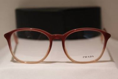 Brand New PRADA Eyeglass Mod. VPR 19O Col. JAH-1O1 52-17-135 & Case