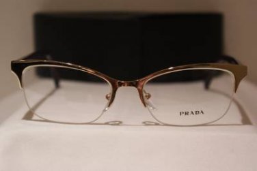 Brand New PRADA Eyeglass Mod. VPR 50P Col. ZVN-1O1 52-17-140 & Case