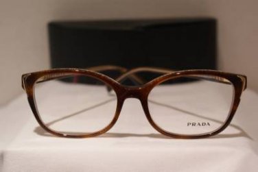 Brand New PRADA Eyeglass Mod. VPR 13O Col. BF4-1O1 54-17-140 & Case