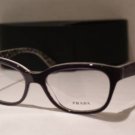 Brand New PRADA Eyeglass Mod. VPR 20P Col. MAT-1O1 52-17-140 & Case