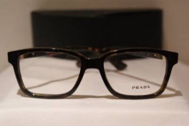 Brand New PRADA Eyeglass Mod. VPR 01O Col. 2AU-1O1 52-16-135 & Case