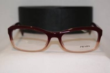 Brand New PRADA Eyeglass Mod. VPR 21O Col. JAJ-1O1 53-17-135 & Case