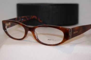 Brand New PRADA Eyeglass Mod. VPR 03P Col. MAU-1O1 53-17-140 & Case