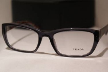 Brand New PRADA Eyeglass Mod. VPR 18O Col. KAM-1O1 52-18-135 & Case