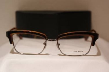 Brand New PRADA Eyeglass Mod. VPR 21P Col. NAK-1O1 51-17-140 & Case