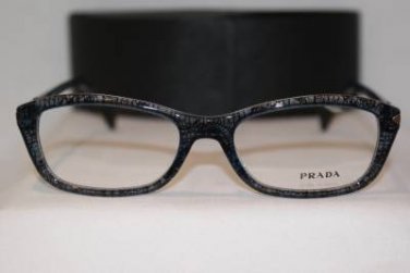 Brand New PRADA Eyeglass Mod. VPR 04P Col. JAX-1O1 52-17-135 & Case