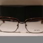 Brand New PRADA Eyeglass Mod. VPR 21P Col. NAK-1O1 53-17-140 & Case