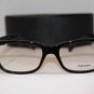 Brand New PRADA Eyeglass Mod. VPR 14P Col. 1AB-1O1 55-17-145 & Case W/WOOD!!!