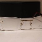 Brand New PRADA Eyeglass Mod. VPR 68P Col. MAU-1O1 55-17-135 & Case