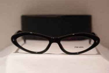 Brand New PRADA Eyeglass Mod. VPR 08O Col. 1AB-1O1 55-16-135 & Case