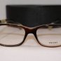 Brand New PRADA Eyeglass Mod. VPR 14P Col. EAP-1O1 55-17-145 & Case W/WOOD!!!