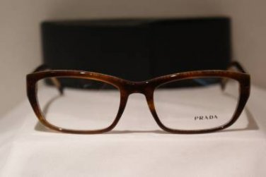 Brand New PRADA Eyeglass Mod. VPR 18O Col. BF4-1O1 52-18-135 & Case