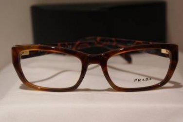 Brand New PRADA Eyeglass Mod. VPR 18O Col. MAU-1O1 52-18-135 & Case