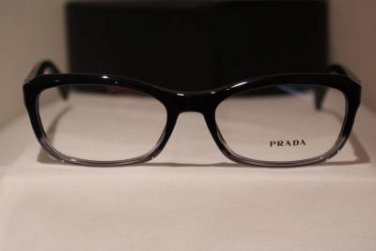 Brand New PRADA Eyeglass Mod. VPR 21O Col. ZYY-1O1 53-17-135 & Case