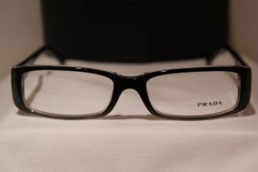 Brand New PRADA Eyeglass Mod. VPR 07M Col. ZXA-1O1 53-16-135 & Case