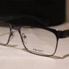 Brand New PRADA Eyeglass Mod. VPR 61P Col. QFM-1O1 53-16-140 & Case