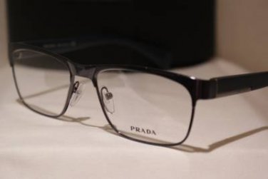 Brand New PRADA Eyeglass Mod. VPR 61P Col. QFM-1O1 53-16-140 & Case