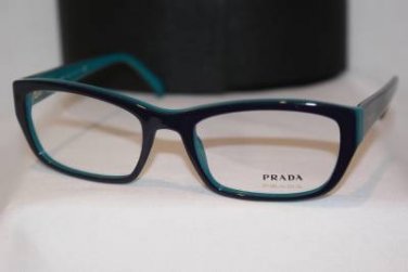 Brand New PRADA Eyeglass Mod. VPR 18O Col. JAD-1O1 52-18-135 & Case