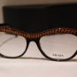 Brand New PRADA Eyeglass Mod. VPR 22P Col. MA4-1O1 54-16-140 & Case W/STONES!!!