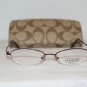 New Coach Sherri Bordeaux 49-17 Eyeglasses: Mod. Sherri 49-17 & Case
