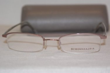 Brand New BCBGMaxazria Eyeglass Mod. Remy Col. Rose 50-19-140 & Case