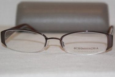Brand New BCBGMaxazria Eyeglass Mod. Verona Col. Brown 52-18-145 & Case
