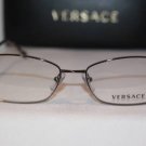 Brand New VERSACE Eyeglass Mod. 1192 Col. 1001 52-16-135 & Case