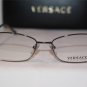 Brand New VERSACE Eyeglass Mod. 1192 Col. 1001 52-16-135 & Case