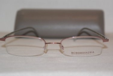 Brand New BCBGMaxazria Eyeglass Mod. Remy Col. Rose 52-19-145 & Case