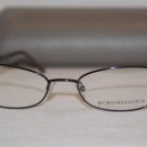 Brand New BCBGMaxazria Eyeglass Mod. Gabriella Col. Plum 50-18-130 & Case